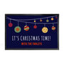 Personalised Christmas Bauble Indoor Doormat, thumbnail 4 of 4