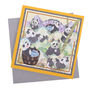 Happy Pandas Greetings Card, thumbnail 1 of 4