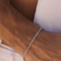 Anchor Silver 3mm Chain Bracelet Adjustable Gift, thumbnail 4 of 6