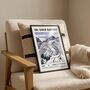 Personalised Baptism Gift Print For Adults, Mountain Christian Keepsake, thumbnail 3 of 11