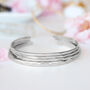 Signature Cuff In Sterling Silver, thumbnail 2 of 7