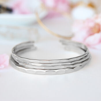 Signature Cuff In Sterling Silver, 2 of 7