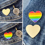 Happy Mothers Day Heart Pin Badge, thumbnail 8 of 9