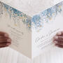 Whimsical Coast Wedding Order Of Service, thumbnail 1 of 2