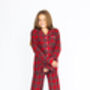 Girl's And Boy's Personalised Luxury Tartan Christmas Brushed Cotton Pyjama, thumbnail 5 of 12