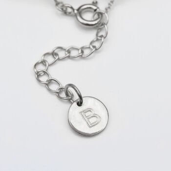 Personalised Sterling Silver Twisted Curb Anklet, 3 of 5