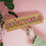 Cocktails Mirror Sign Gold, thumbnail 1 of 2