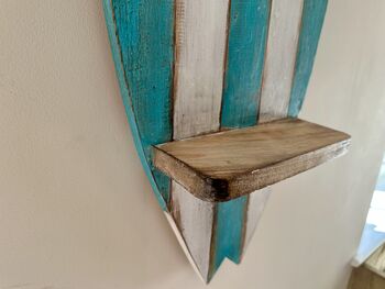 Handpainted 1m Surfboard Surfing Wall Shelves Home Decor, 6 of 9