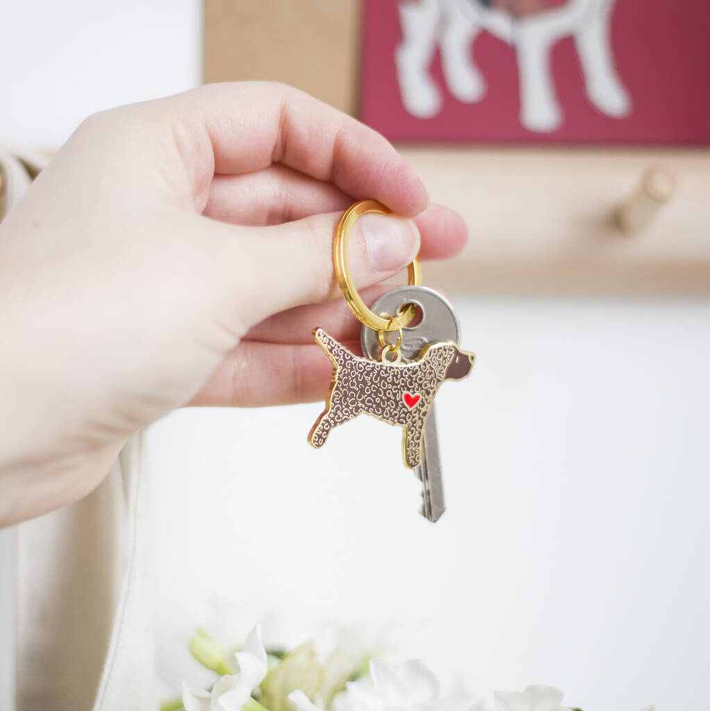Cockapoo Keyring By Ren and Thread | notonthehighstreet.com