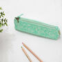 Recycled Pastel Paisley Personalised Pencil Case, thumbnail 5 of 7