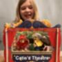 Personalised Wooden Finger Puppet Theatre And Puppets, thumbnail 1 of 12