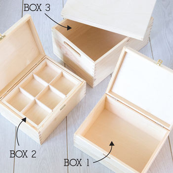 Personalised Wooden Keepsake Box, 3 of 7