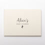 Personalised Baby Shower Linen Guest Book, thumbnail 7 of 7