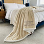 Personalised 50th Birthday Sherpa Blanket, thumbnail 5 of 12