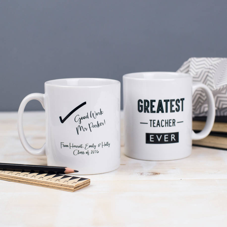 greatest teacher gift mug by delightful living | notonthehighstreet.com