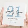 21st Birthday Card For Son, For Him, thumbnail 1 of 7