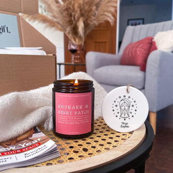 Personalised Zodiac Star Sign ' Virgo' Candle Gift Set, 2 of 7