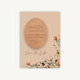 Autumn Wildflowers Wooden Magnet Wedding Save The Date, thumbnail 1 of 6