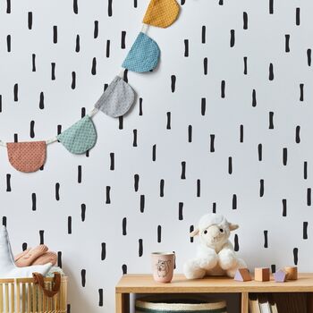 Mini Abstract Lines Wall Stickers, 3 of 4