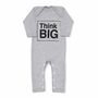 Baby Sleepsuit, Think Big, Cotton Babygrow, Baby Gift, thumbnail 1 of 2