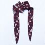 Berry Jigsaw Scarf, thumbnail 4 of 4
