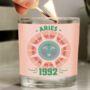 Personalised Retro Birth Year Scented Candle, thumbnail 1 of 3