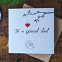 Personalised 70th Birthday Card For Special Dad, thumbnail 3 of 4