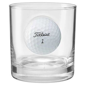 Personalised Golf Ball Whisky Glass, 2 of 6