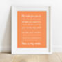 'My Wish For You' Mixed Typography Print, thumbnail 5 of 6