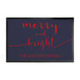 Personalised Merry And Bright Christmas Indoor Doormat, thumbnail 4 of 4