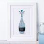 Personalised 80th Birthday Champagne Word Art, thumbnail 3 of 10