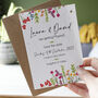 Wildflower Recycled Paper Plantable Save The Dates, thumbnail 1 of 8