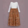 Enchanted Fall Long Sleeve Dress With Closed Back, thumbnail 6 of 7