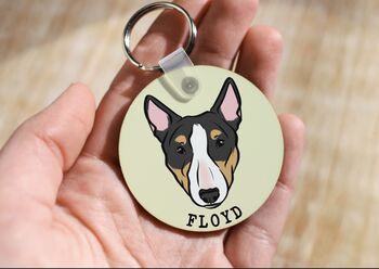 Bull Terrier Keyring, 2 of 6