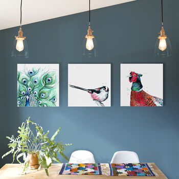 Inky Pheasant Canvas Gallery Print, 5 of 6