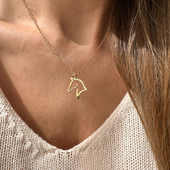 Equestrian Gift, Horse Necklace For A Girl, 5 of 11