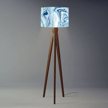 Marble Lampshade In Ink, 3 of 4