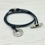 Personalised Clasp Leather Wrist Wrap Or Necklace, thumbnail 2 of 8