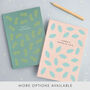 Personalised Botanical A5 Cloth Bound Notebook, thumbnail 1 of 8