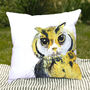 Inky Owl Outdoor Cushion For Garden Furniture, thumbnail 5 of 8