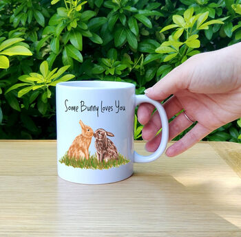 Personalised Some Bunny Loves You Mug, 4 of 4