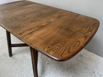 Ercol 1950’s Old Colonial Blue Label Drop Leaf Table, 8 of 10