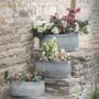 Set Of Three Oval Vence Trough Planters, thumbnail 1 of 2