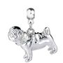 Pug Sterling Silver Charm, thumbnail 4 of 12
