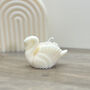 White Swan Candle Sculptural Home Decor Gift For Her, thumbnail 8 of 12