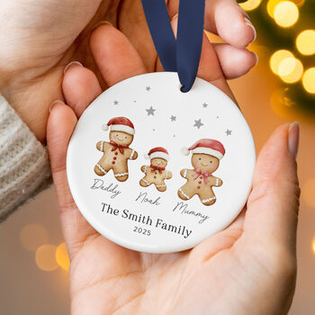 Personalised Family Christmas Ornament Custom Names, 7 of 7
