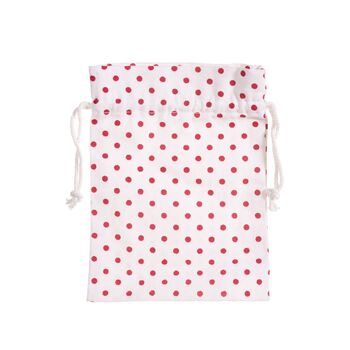 Spotty / Star Cotton Gift Wrap Bag, 3 of 3