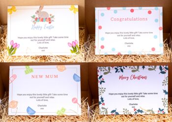 Personalised 'Mind Spa' Relaxation Pamper Gift Box, 10 of 10