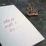 'It's Ok Not To Be Ok' Rose Gold Foil Card, thumbnail 1 of 3