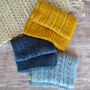 Personalised Chunky Cable Knit Scarf, thumbnail 3 of 3